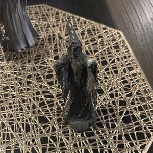 Mystical Black Wizard Figurine